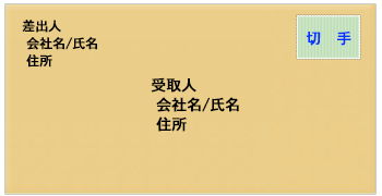 封筒の書き方