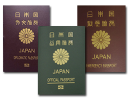 外交旅券・公用旅券・緊急旅券